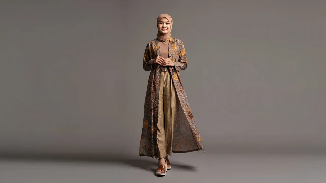 Model Daster Batik Terbaru 2025/Ilustrasi AI