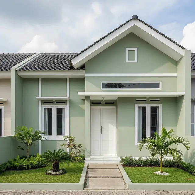12 Warna Cat Eksterior Rumah yang Bikin Suhu Dalam Rumah Tetap Sejuk