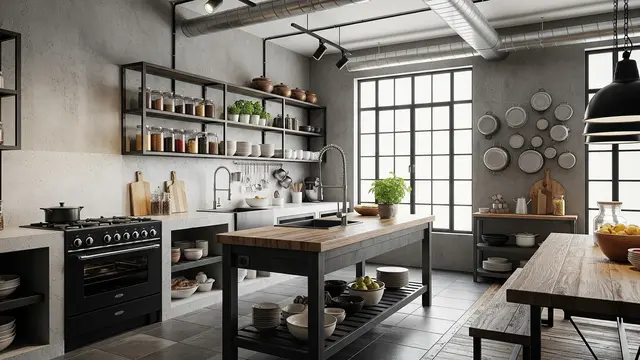 Desain Industrial dengan Kompor Tanam