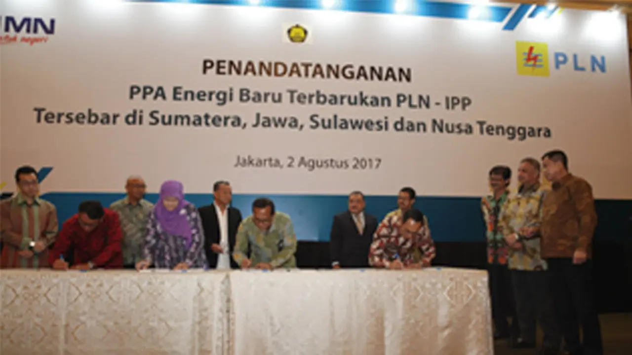 Genjot Pemanfaatan EBT, PLN Tandatangani PPA dengan IPP di 64 Lokasi Tersebar