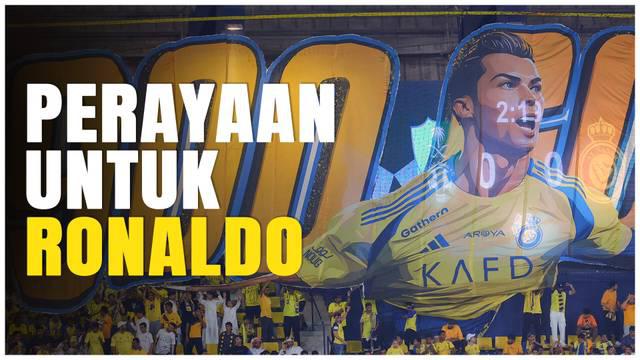 Berita Video, momen suporter Al Nassr rayakan gol 900 Cristiano Ronaldo