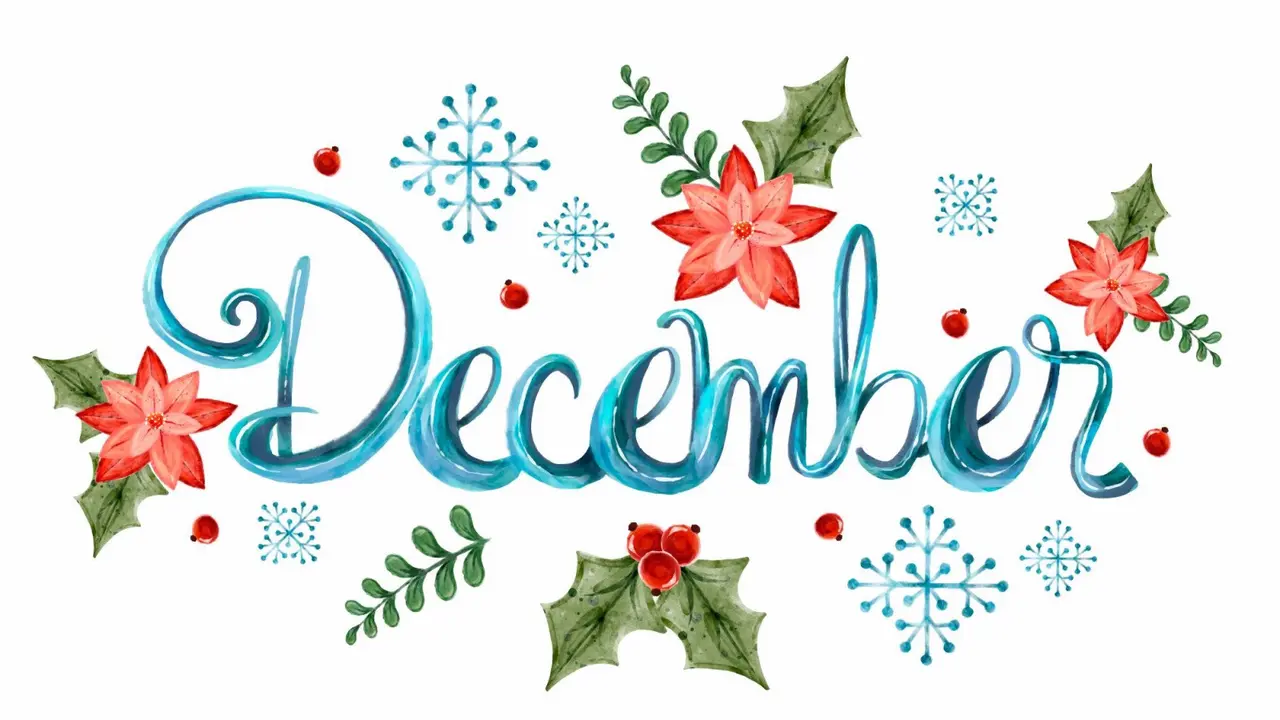 Ilustrasi bulan Desember