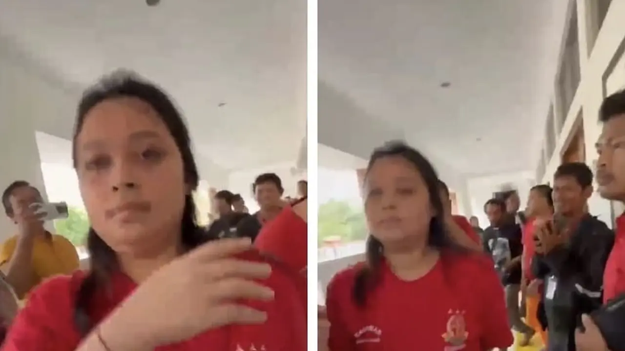 Terdakwa penggelapan sembilan unit mobil rental Caroline Parewang