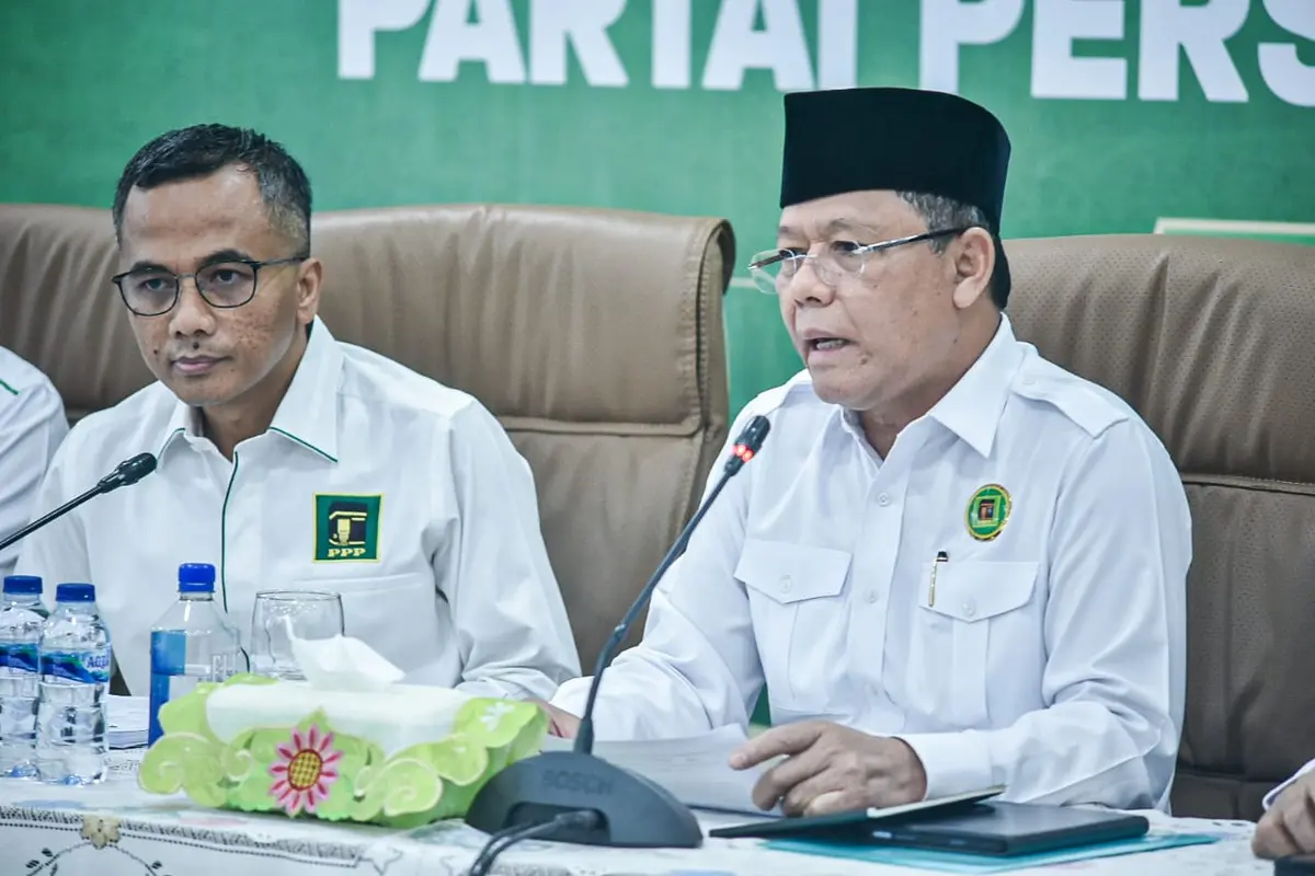 Plt Ketua Umum Partai Persatuan Pembangunan (PPP) Muhamad Mardiono di Kantor DPP PPP, Rabu (22/5/2024) (Istimewa)