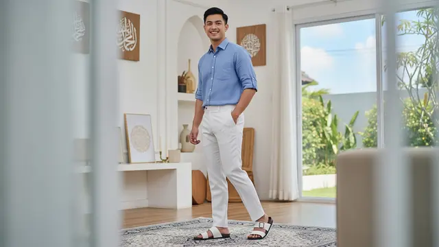 Kemeja Linen dan Celana Bahan/Gemini AI