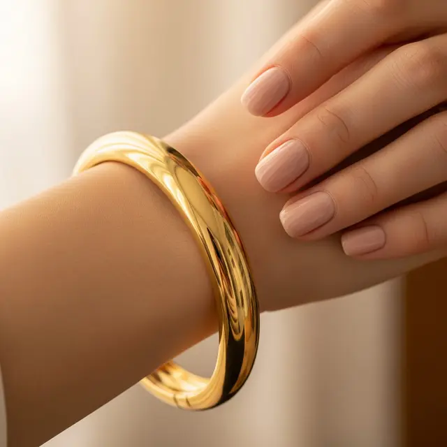 9 Model Gelang Emas Karat Tinggi Tidak Mudah Penyok, Investasi Tahan Banting