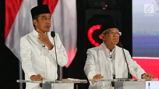 Gaya Pasangan Capres-Cawapres Saat Adu Gagasan di Debat Pilpres