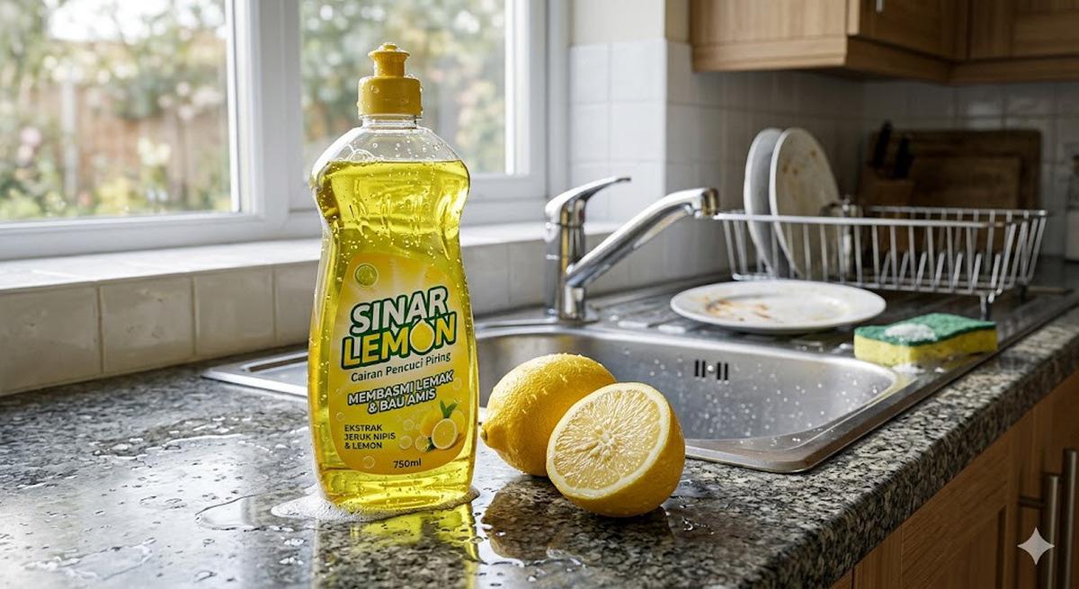 Sabun Cuci Piring Liquid dan Lemon