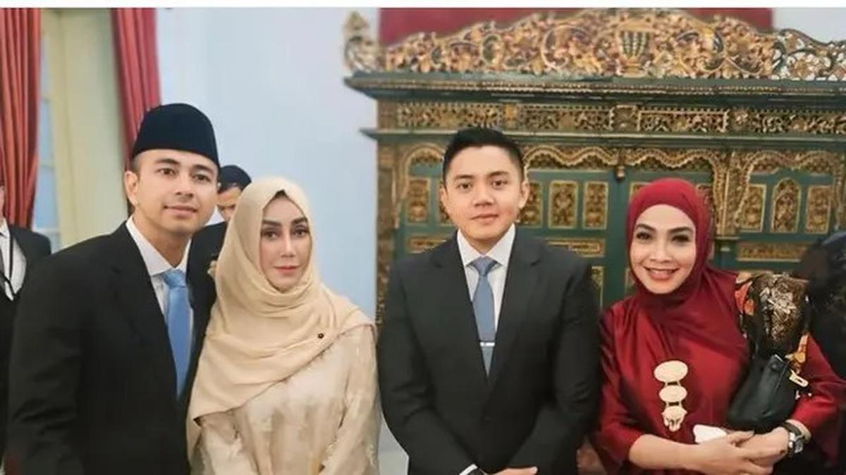 Tampilan Keluarga Raffi Ahmad saat Pelantikan