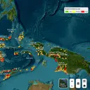 Sebaran Titik Api Karhutla di Kalimantan dan Sumsel Dalam 24 Jam Terakhir