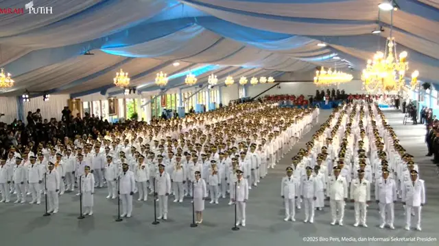 Presiden Prabowo Subianto melantik kepala daerah secara serentak di Istana Kepresiden, Jakarta, Kamis (20/2/2025).