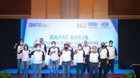Rapat kerja tiga BUMN Jasa Survei, PT Biro Klasifikasi Indonesia (Persero), PT SUCOFINDO (Persero), dan PT Surveyor Indonesia (Persero), yang menetapkan rencana kerja bersama 2022 dan harmonisasi strategi dan kegiatan operasional di Yogyakarta