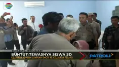 Ibu korban penganiayaan siswa SD Longkewang, Sukabumi emosi saat bertemu dengan keluarga pelaku.