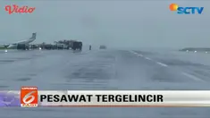 Pesawat King Air dengan nomor registrasi PK CAQ dengan rute Makassar-Ambon tergelincir di landasan Bandara Internasional Pattimura, Ambon.