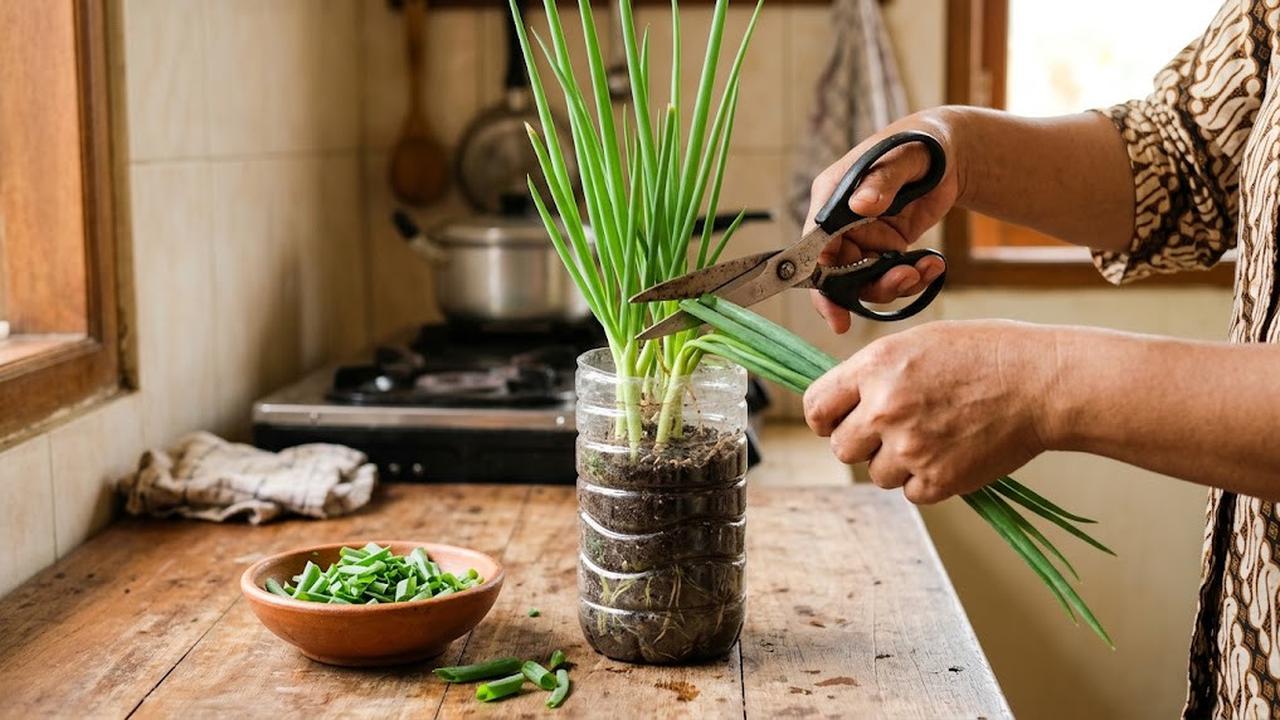 Waktu dan Cara Memanen Daun Bawang