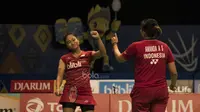 Anggia Shitta Awanda/Ni Ketut Mahadewi Istirani melangkah ke semifinal Indonesia Open Super Series Premier 2017 setelah menyingkirkan wakil Thailand, Sabtu (17/6/2017) dini hari WIB.(Bola.com/Vitalis Yogi Trisna)