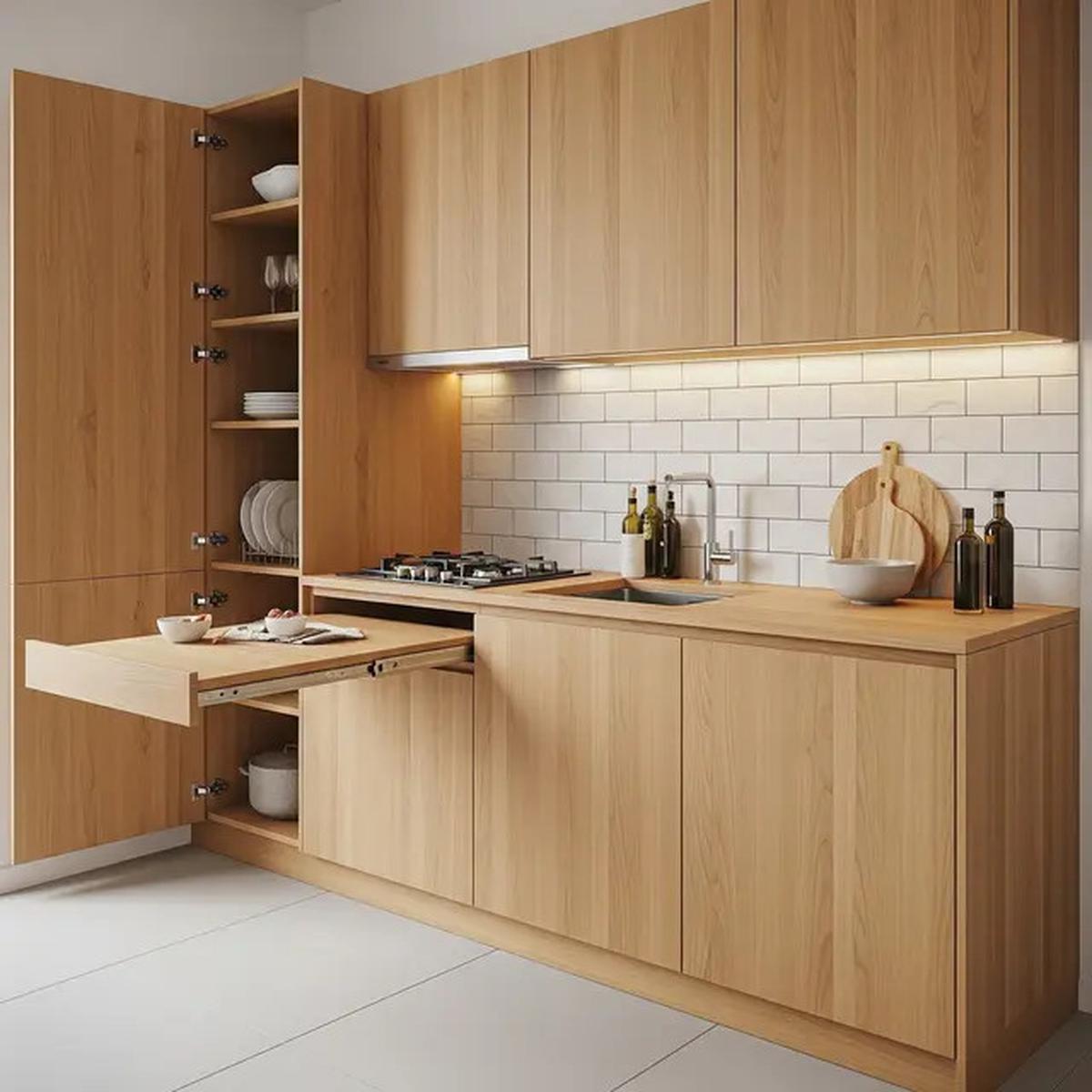 9 Ide Dapur 2x2 Meter Rumah Type 36 dengan Konsep Japandi dan Hidden Storage, Jadi Favorit di 2025