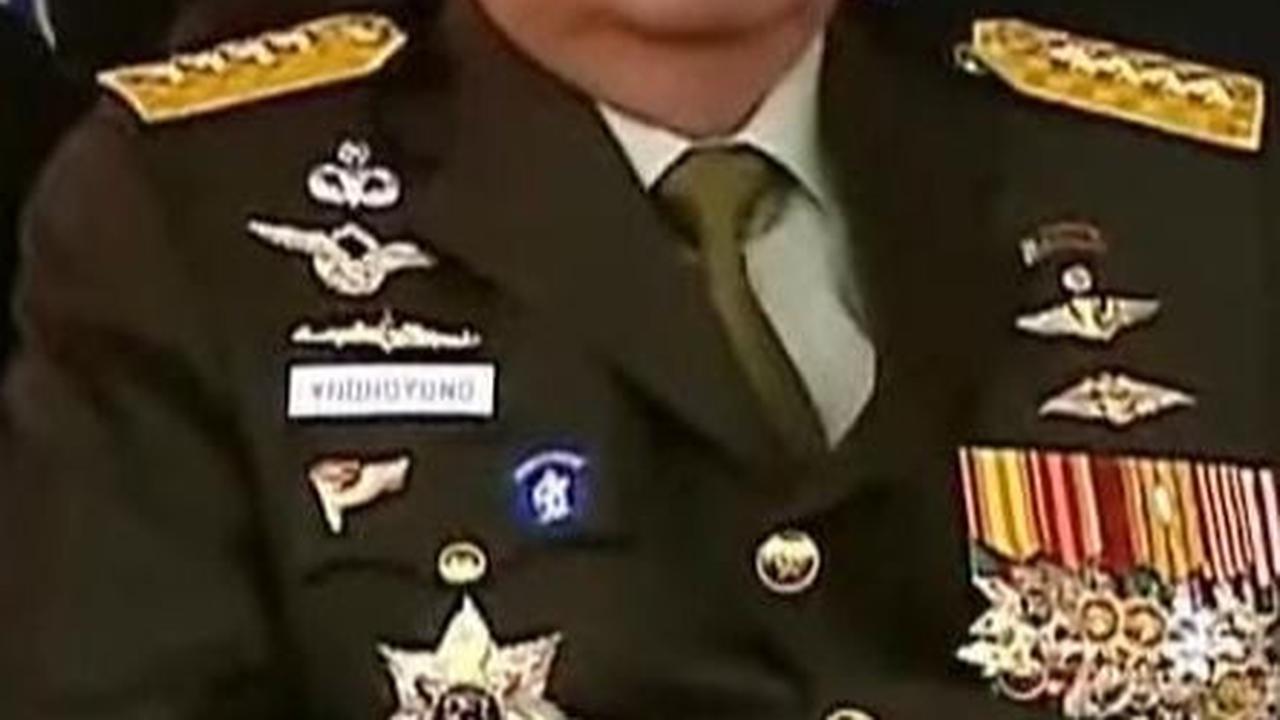 VIDEO: Penampilan Gagah SBY Pakai Seragam Lengkap Bintang Empat di HUT ke-78 TNI
