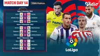 Jadwal Lengkap La Liga Spanyol 2022/23 Matchday 14 Live Vidio 9-11 November : Osasuna Vs Barcelona