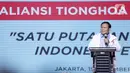 Dalam kesempatan itu, Prabowo mengapresiasi dukungan tersebut. Ia berkomitmen akan menciptakan persatuan dan kerukunan. (Liputan6.com/Faizal Fanani)