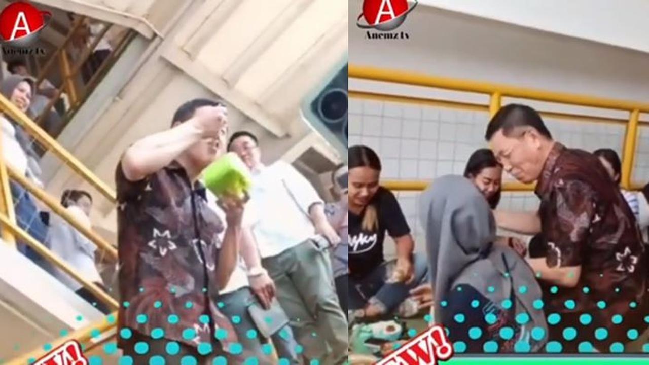 Dikenal Tajir Melintir, Sosok Bos Perusahaan Besar ini Tertangkap Kamera Tak Gengsi Makan Bekal Bekas Anak Buah