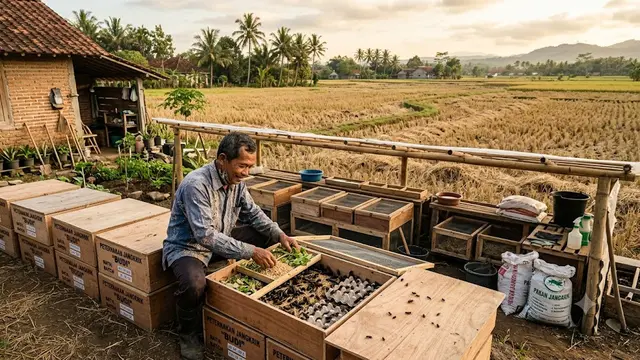 Ternak Modal Kecil Setelah Panen Padi