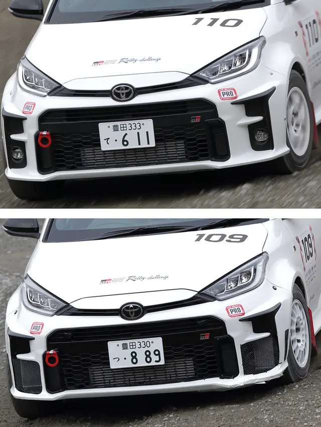 (Atas) Toyota GR Yaris biasa dan (Bawah) GR Yaris bertransmisi otomatis