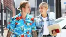 Hailey Baldwin sebelumnya tak suka dengan kumis Justin Bieber dan meminta untuk mencukurnya. (MEGA/USWeekly)