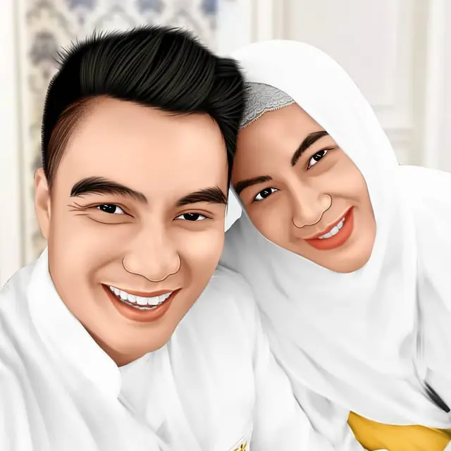 Dicintai Penggemar, Ini 5 Potret Lukisan Unik Keluarga Baim Wong