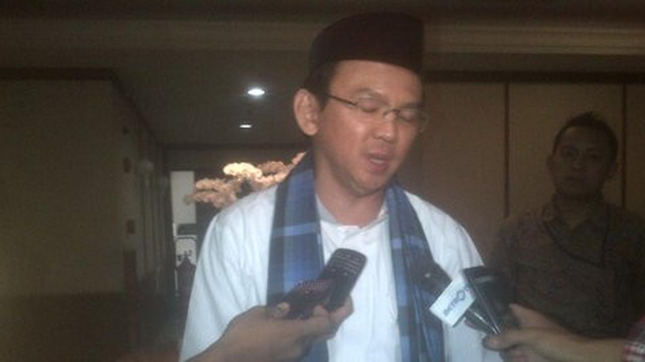 Ahok gelar halal bihalal, Lulung dan M Taufik tak nampak