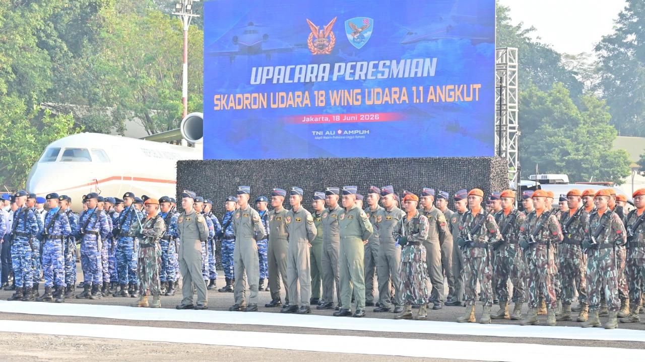 FOTO: Pangkoopsudnas Hadiri Peresmian Skadron Udara 18 di Halim Perdanakusuma