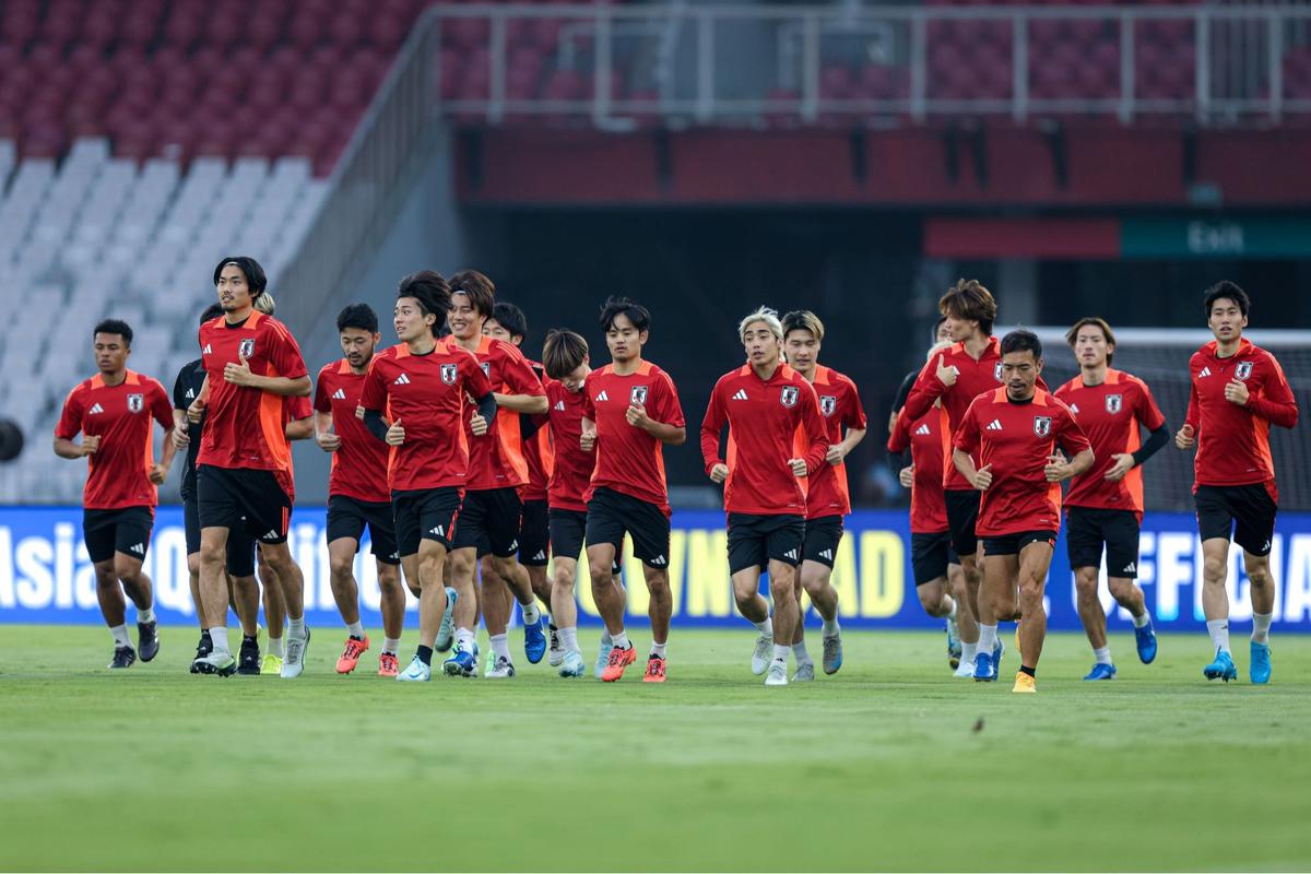 Timnas Jepang jajal rumput Stadion GBK