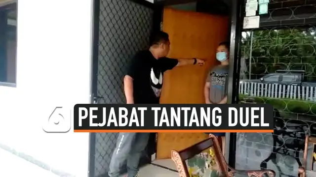 VIDEO: Viral Video Pejabat Pemprov Sulawesi Tengah Tantang Duel Pengurus Partai Gerindra