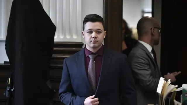 Kyle Rittenhouse (18), pelaku penembakan tiga demonstran di Kenosha. Dua korban tewas.