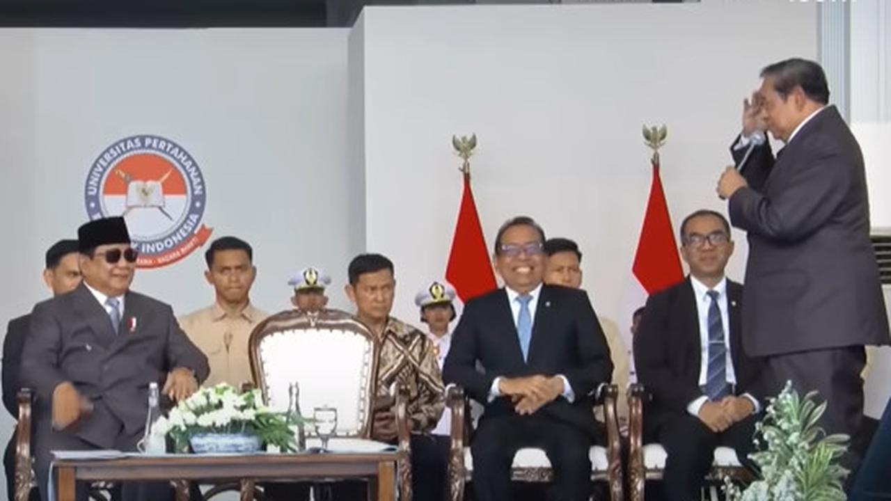 SBY Beri Hormat ke Prabowo Mendadak Diminta Pidato: Perintah Panglima Tertinggi, Saya Hanya Katakan Siap