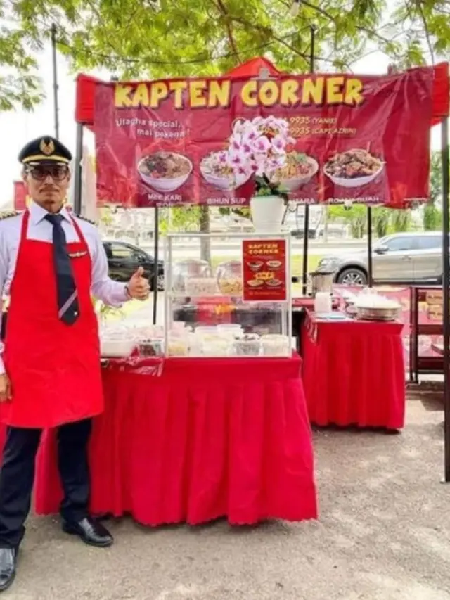 Jualan Rujak Pakai Seragam, Kisah Pilot Senior Kena PHK Ini Bikin Terharu