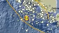Gempa Magnitudo 5,0 Guncang Enggano Bengkulu