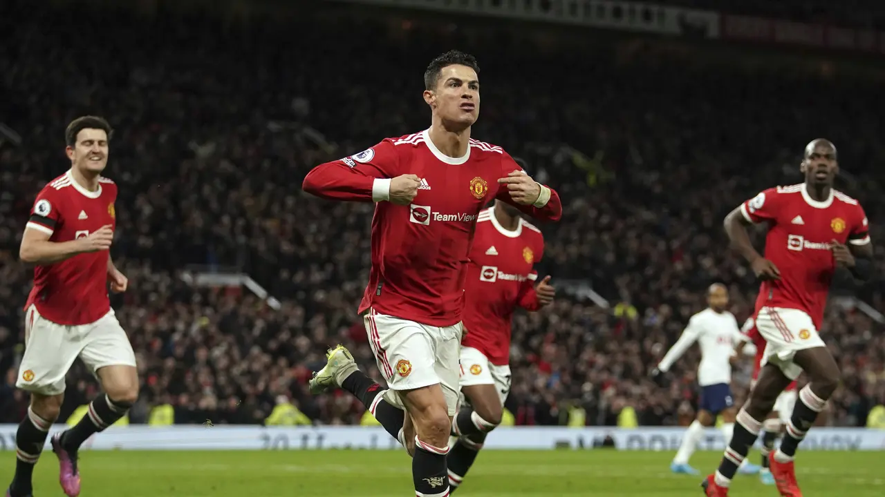 Cristiano Ronaldo - Manchester United - Liga Inggris - 13 Maret 2022