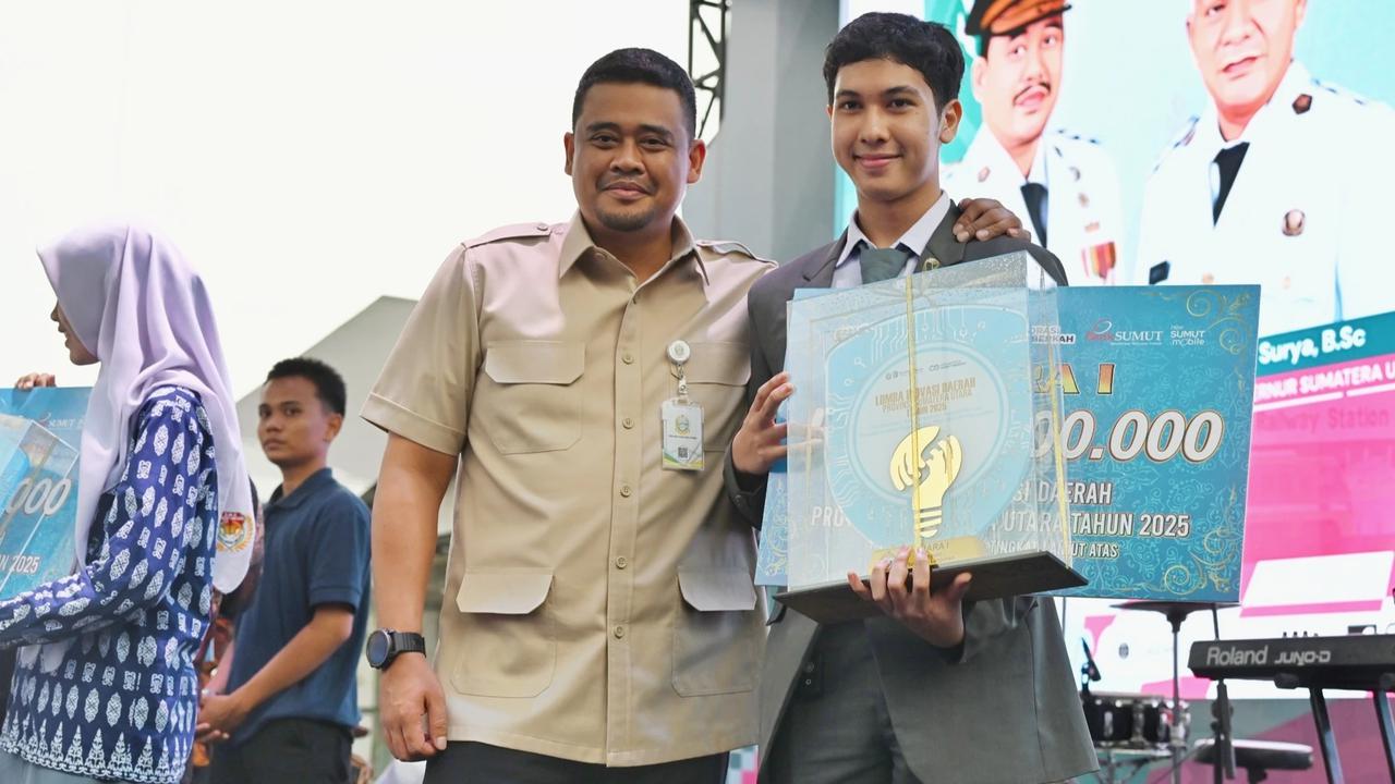 Gubernur Sumut Muhammad Bobby Nasution membuka North Sumatera Inovation Day 2025