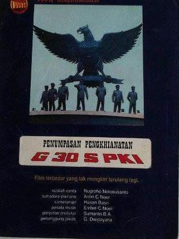 Poster film Pengkhianatan G30S/PKI. (Foto: Koleksi Pribadi Daniel Irawan)