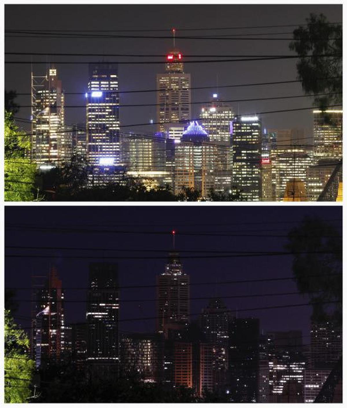 Earth Hour di Sydney