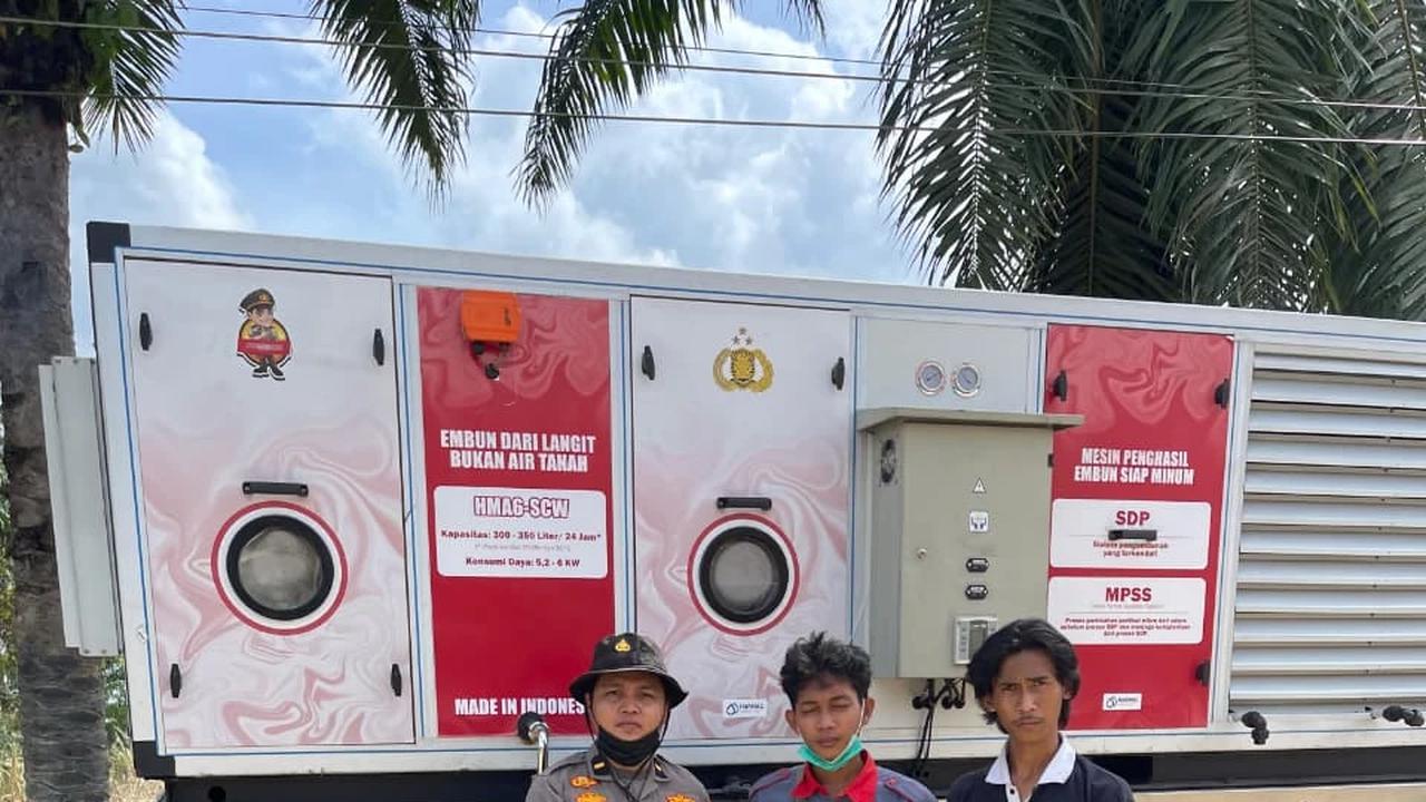 Polres Aceh Tamiang Terima 2 Unit Mesin Penghasil Embun Siap Minum dari Slog Polri