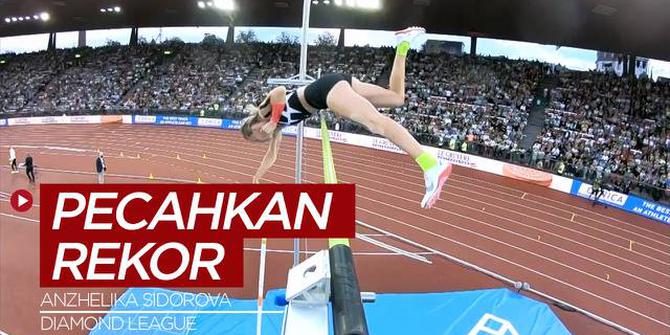 VIDEO: Peraih Medali Perak di Olimpiade Tokyo 2020, Anzhelika Sidorova Pecahkan Rekor di Ajang Diamond League