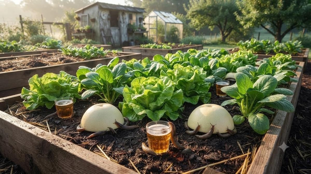 Cara Membuat Kebun Sayur Tidak Diserang Siput