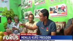 Dalam kesempatan ini, Sandi kagum dengan pertanian jambu biji atau klutuk merah ini. Sebab, hasil pertanian jambu menjadi penggerak ekonomi masyarakat.