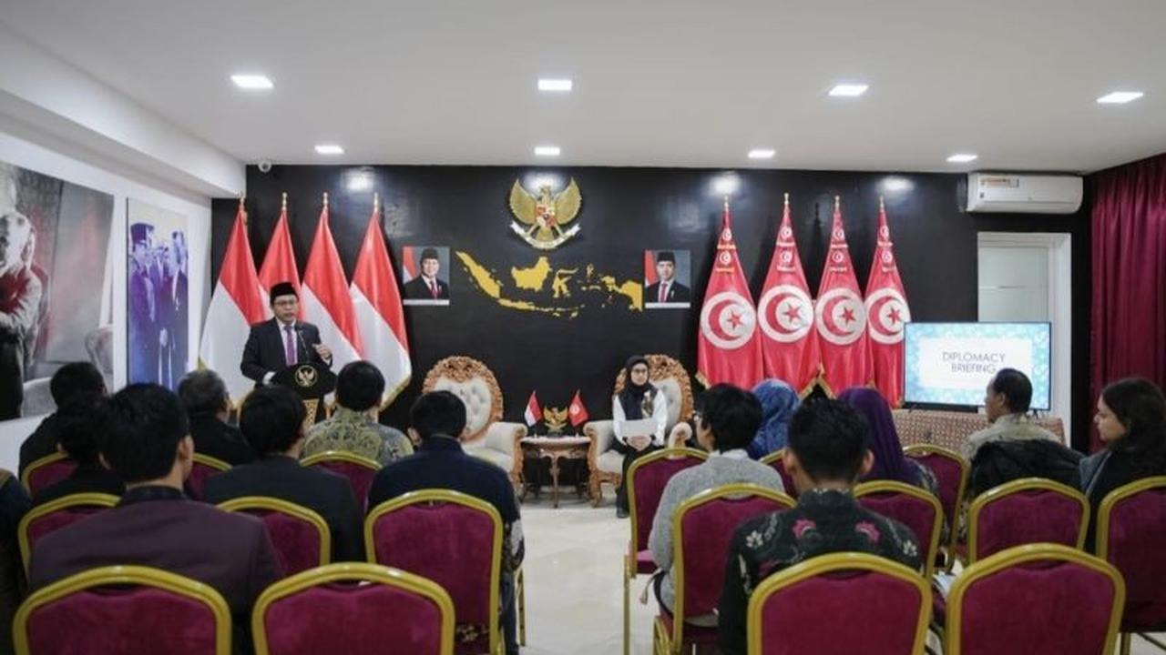 KBRI Tunis Perkuat Diplomasi RI-Tunisia Lewat "Diplomacy Briefing 2026" untuk Tingkatkan Kerja Sama