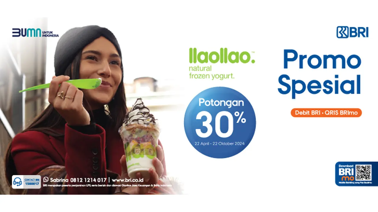 Nikmati Frozen Yoghurt Bertabur Topping yang Makin Spesial dengan Promo dari BRI
