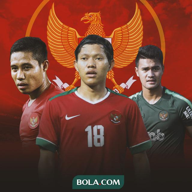 Timnas Indonesia - Evan Dimas, Adam Alis, dan Muhammad Rafli