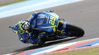 Suzuki Ecstar berjanji segera menemukan solusi terbaik untuk Andrea Iannone agar menemukan penampilan terbaiknya di MotoGP 2017.(EPA/David Fernandez)