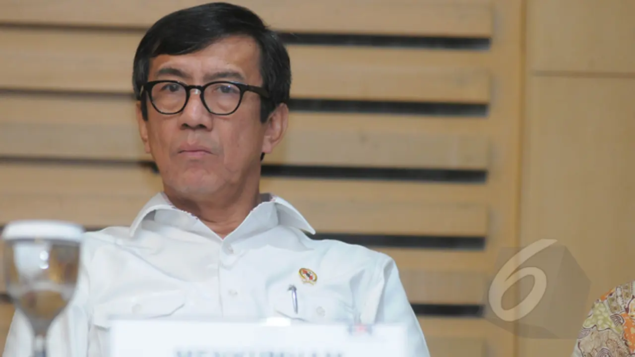 Menteri Hukum dan HAM Yasonna Laoly